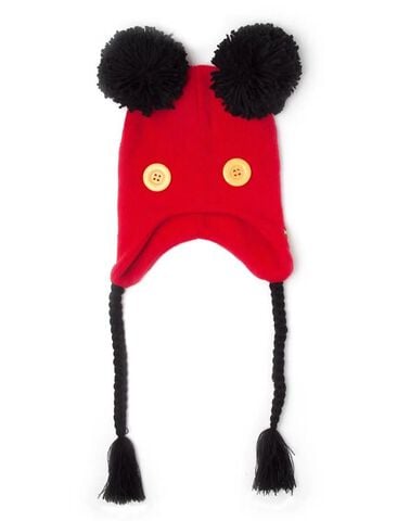 Bonnet Avec Pompom - Disney - Mickey Mouse Nouveauté Sherpa Beanie